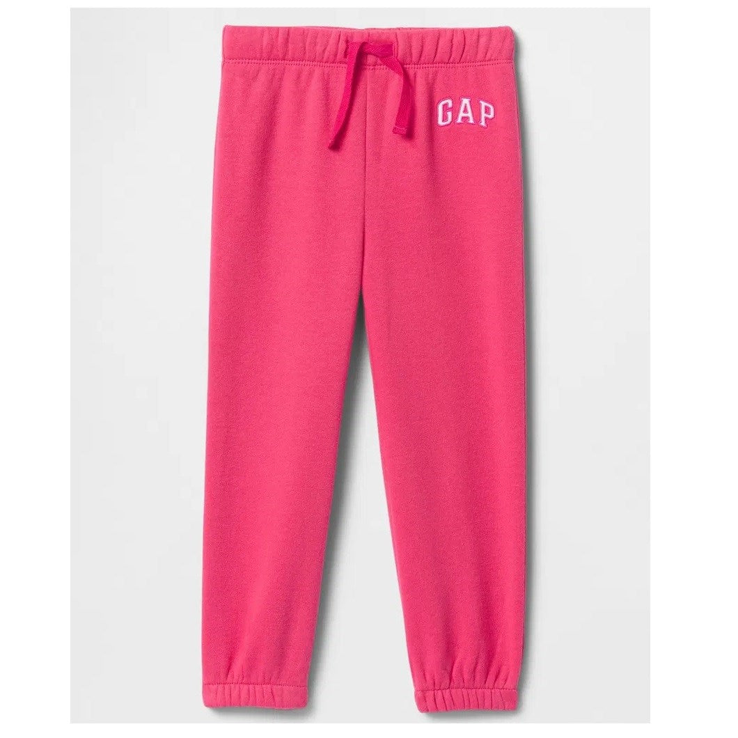 GAP Logo Kız Bebek Pull-On Jogger Eşofman Altı Koyu Pembe