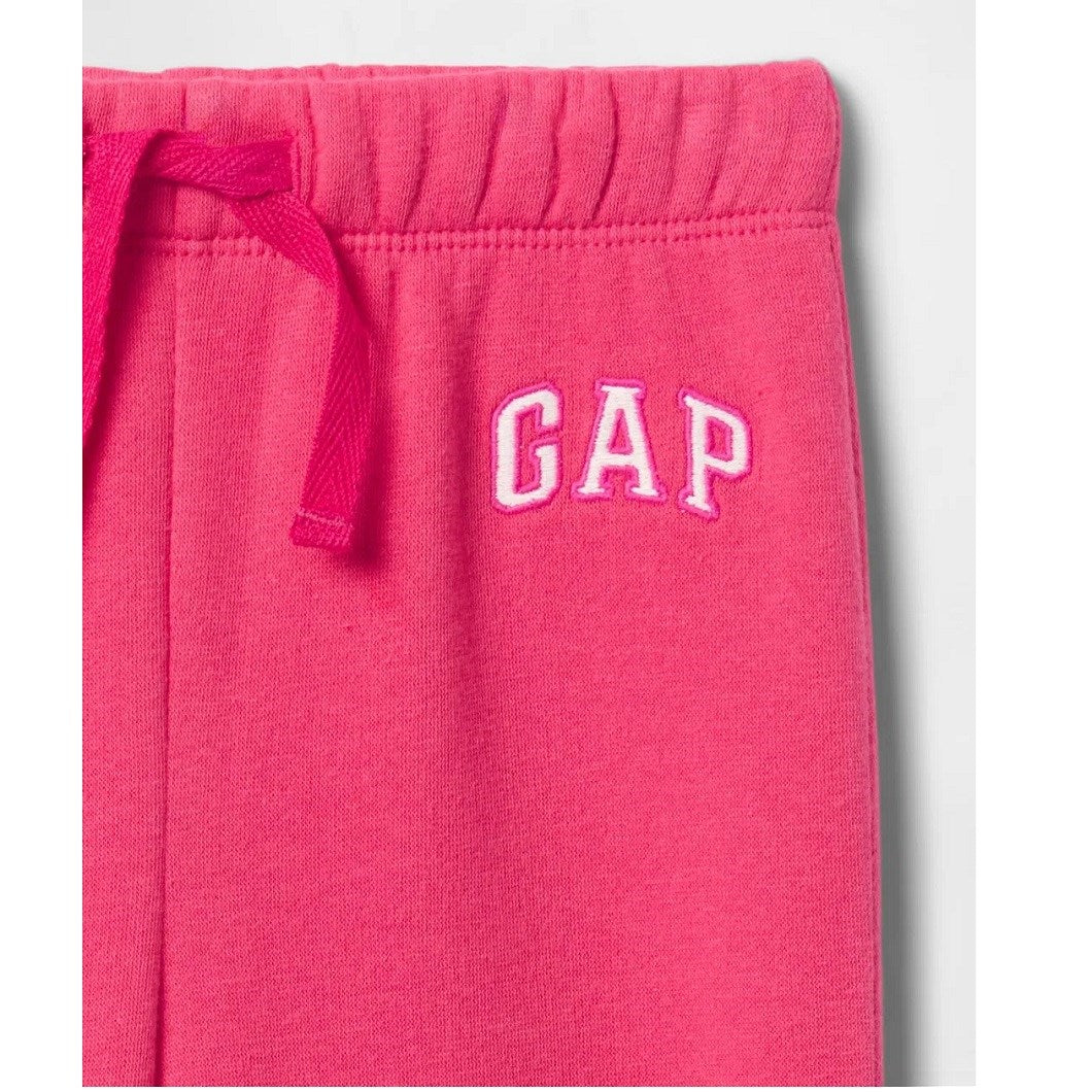GAP Logo Kız Bebek Pull-On Jogger Eşofman Altı Koyu Pembe