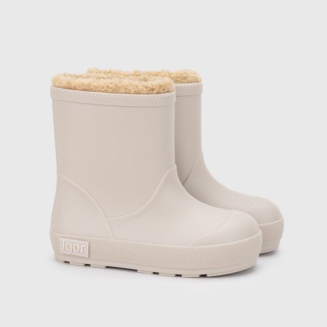 İgor Kürklü Çocuk Yağmur Botu Yogi Borreguito - Beige Bej
