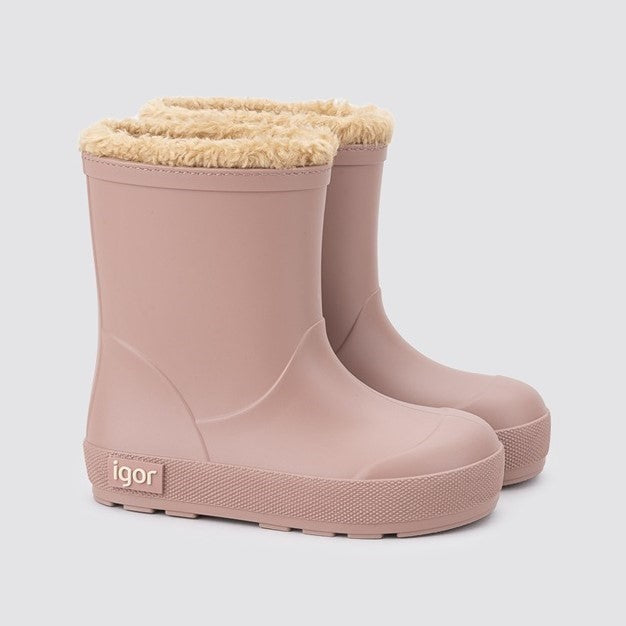 İgor Kürklü Çocuk Yağmur Botu Yogi Borreguito - Rosa Pembe