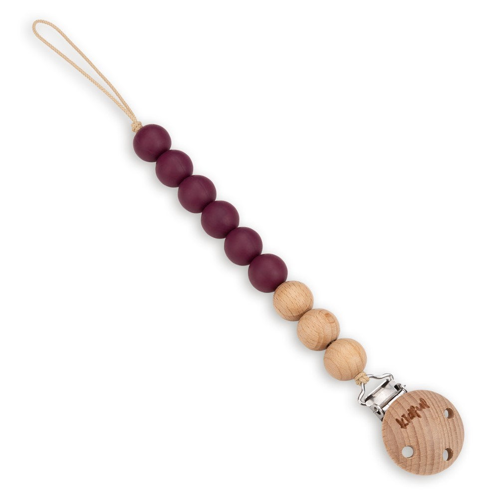 Kidful Bebek Emzik Askısı Maroon Fuşya