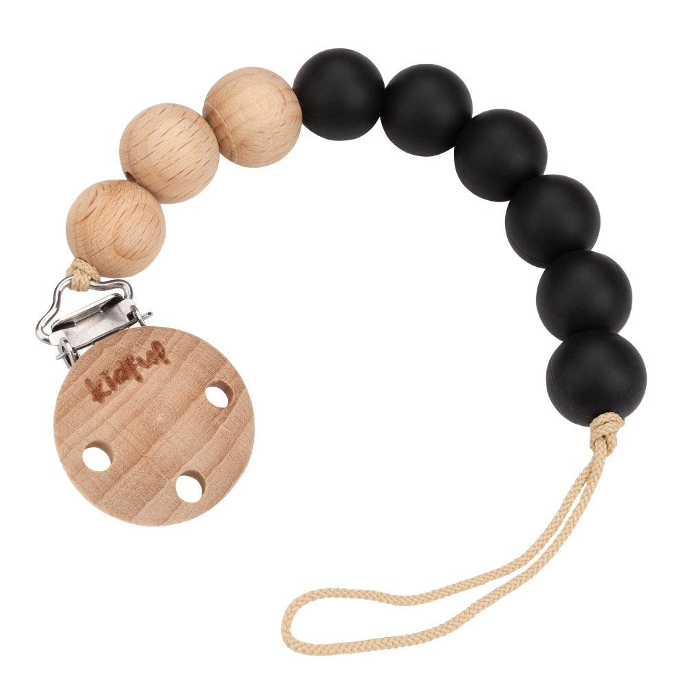 Kidful Bebek Emzik Askısı Sooty Siyah