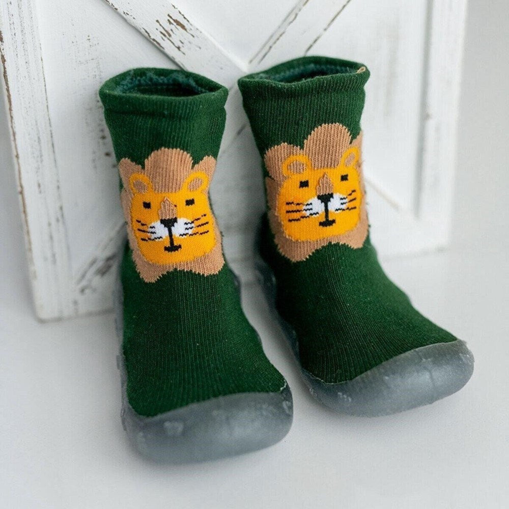 Mama Yoyo Nou Nou Kaydırmaz Taban Çorap Panduf Haki