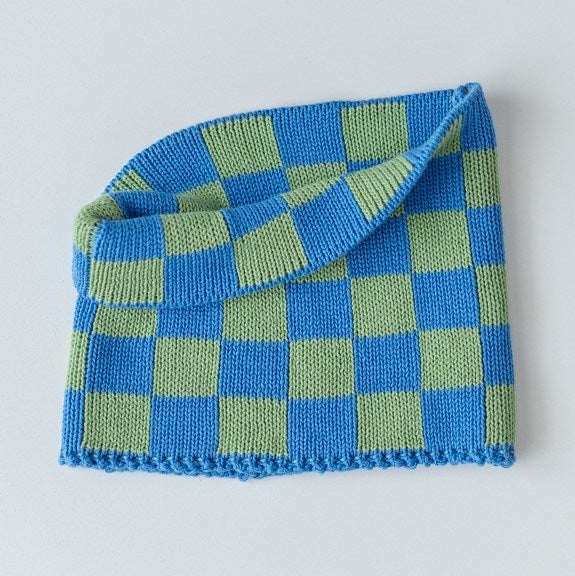 Mama Yoyo Triko Boyunluk Dama Örgü Yeşil