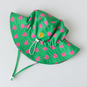 Mama Yoyo UV Korumalı Şapka - Kalpler Yeşil