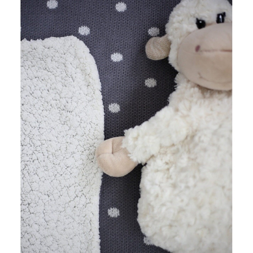 Mama Yoyo Welsoft Gri Triko Battaniye  80*110