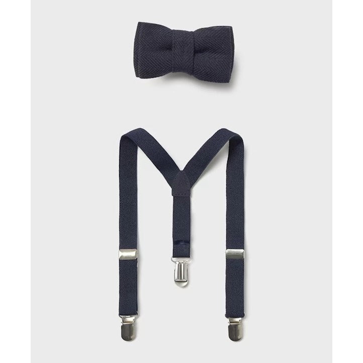 Mayoral Erkek Bebek Papyon Pantolon Askısı Set Lacivert