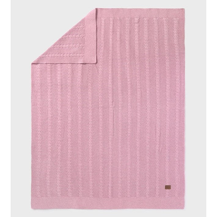 Mayoral Kışlık Bebek Örme Battaniye Lila