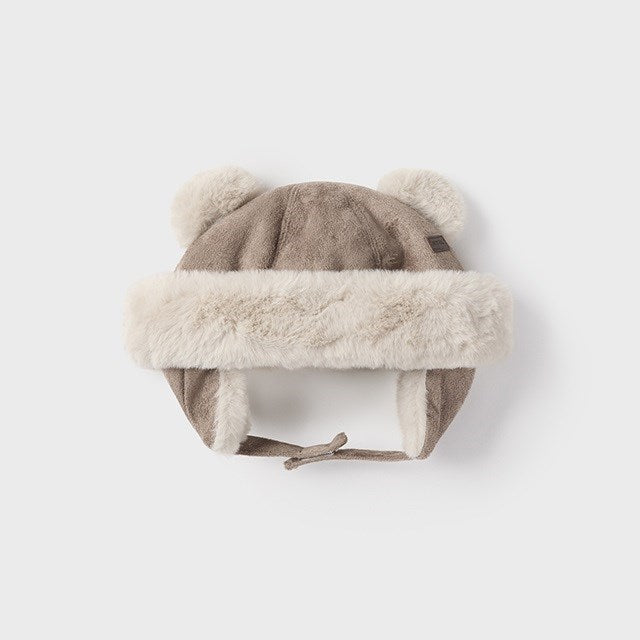 Mayoral Kışlık Erkek Bebek Kürklü Şapka Bej