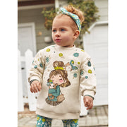 Mayoral Kışlık Kız Bebek Elbise Bej