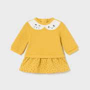 Mayoral Kışlık Kız Bebek Elbise Sarı