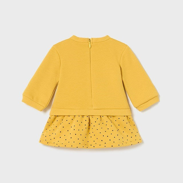 Mayoral Kışlık Kız Bebek Elbise Sarı