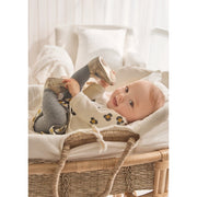 Mayoral Kışlık Kız Bebek S-shirt Etek Çorap Set Ekru