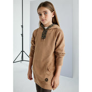 Mayoral Kışlık Kız Kapşonlu Elbise Kahverengi