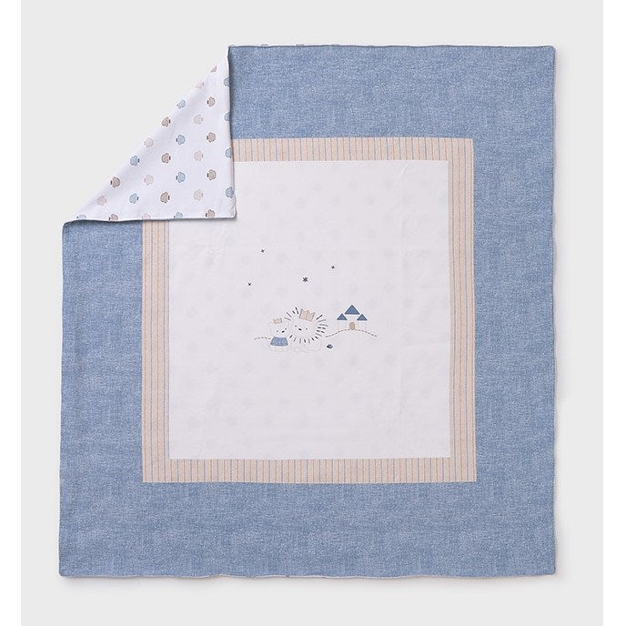 Mayoral Yazlık Bebek Penye Battaniye Mavi