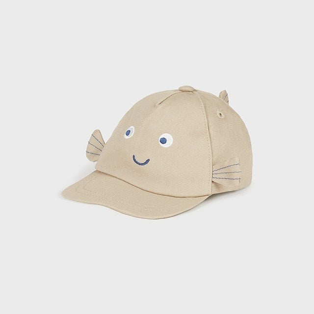 Mayoral Yazlık Erkek Bebek Kep Şapka Bej