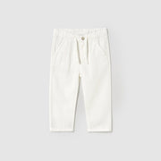 Mayoral Yazlık Erkek Bebek Pantolon Beyaz