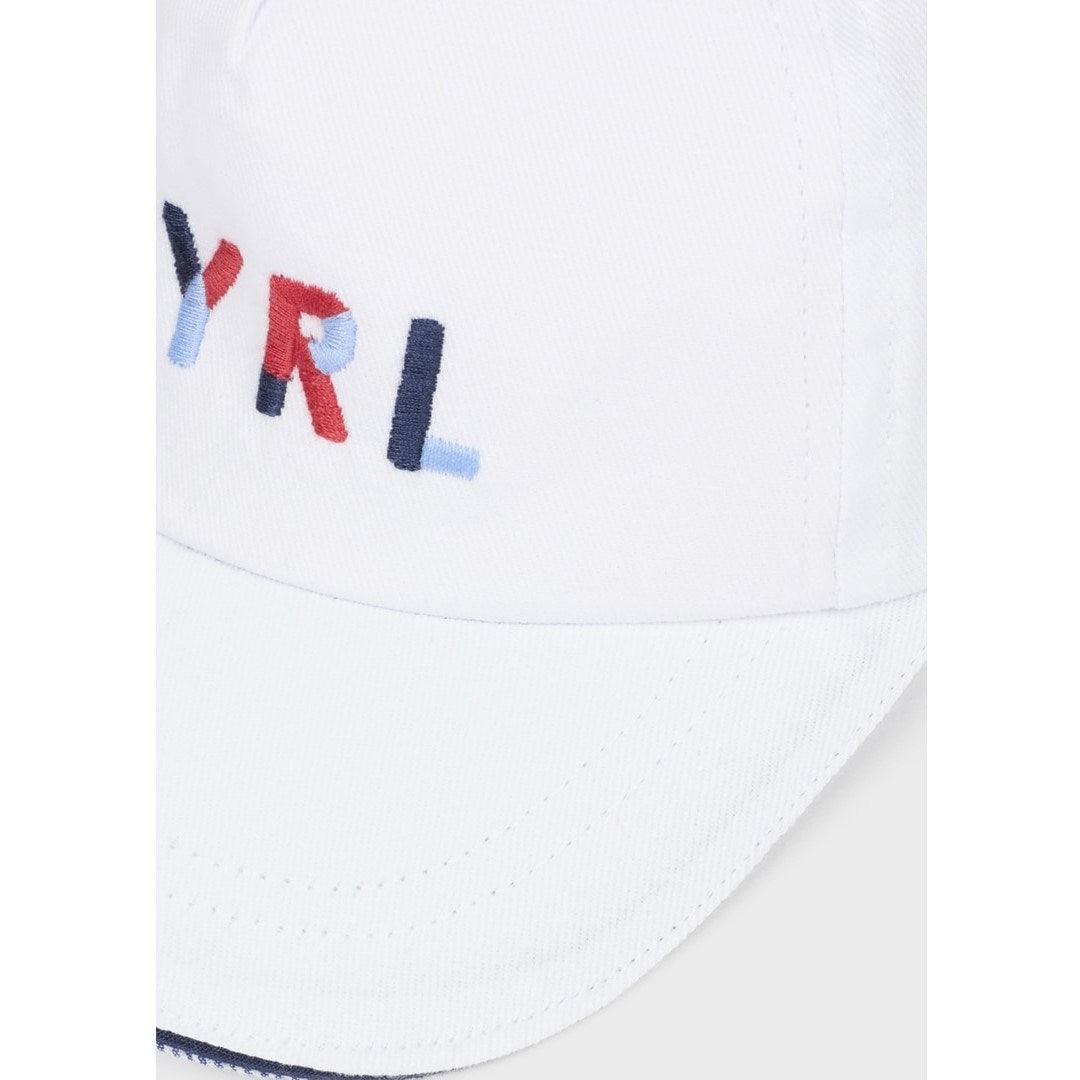 Mayoral Yazlık Erkek Bebek Şapka Beyaz