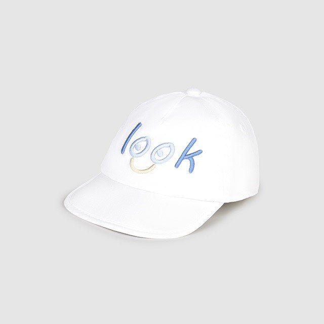 Mayoral Yazlık Erkek Bebek Şapka Beyaz