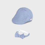 Mayoral Yazlık Erkek Bebek Şapka Papyon Set Mavi