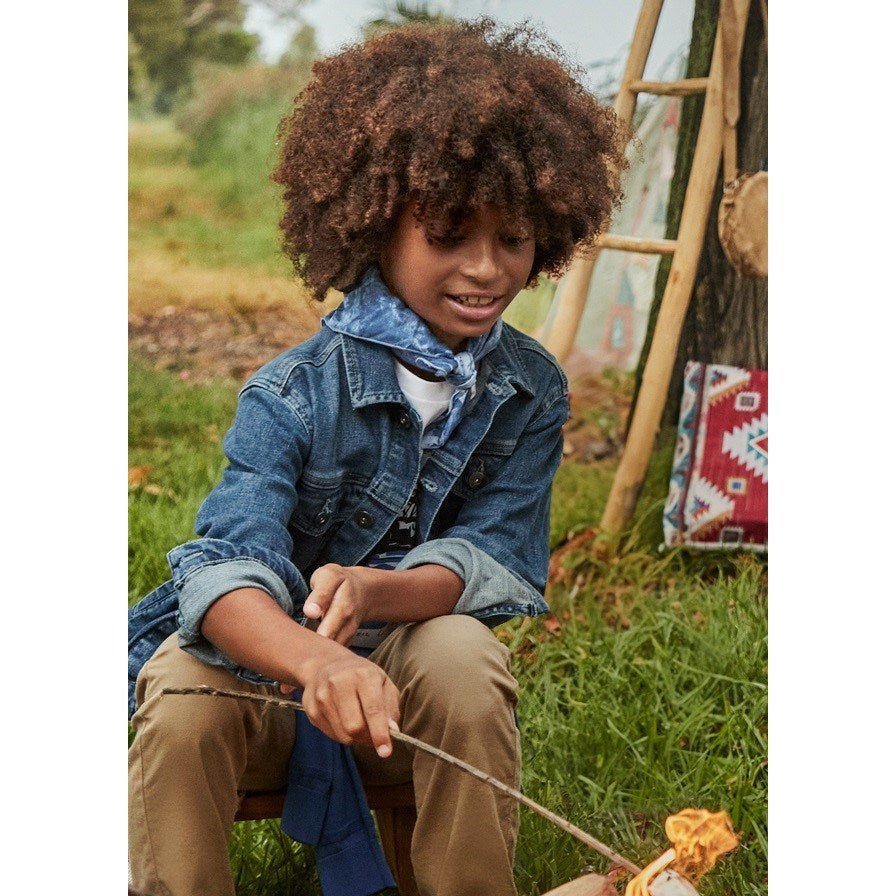 Mayoral Yazlık Erkek Denim Ceket Mavi