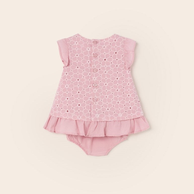 Mayoral Yazlık Kız Bebek Elbise Açık Pembe