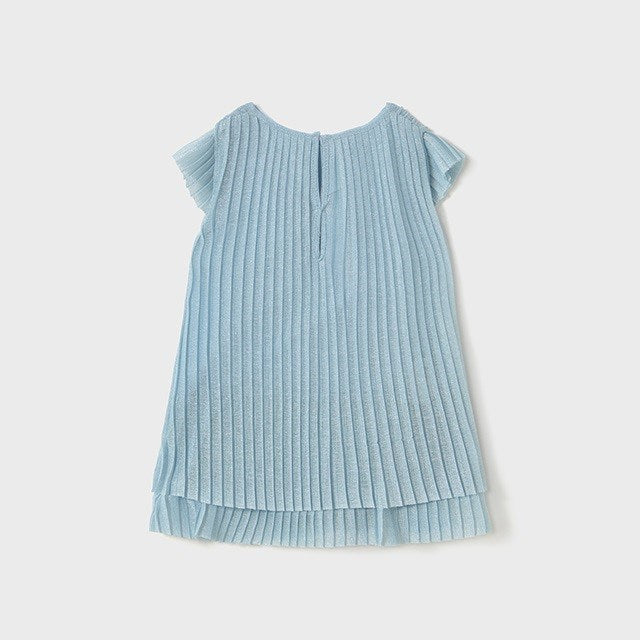 Mayoral Yazlık Kız Bebek Elbise Mavi