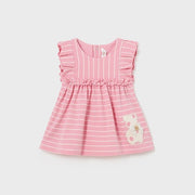 Mayoral Yazlık Kız Bebek Elbise Pembe
