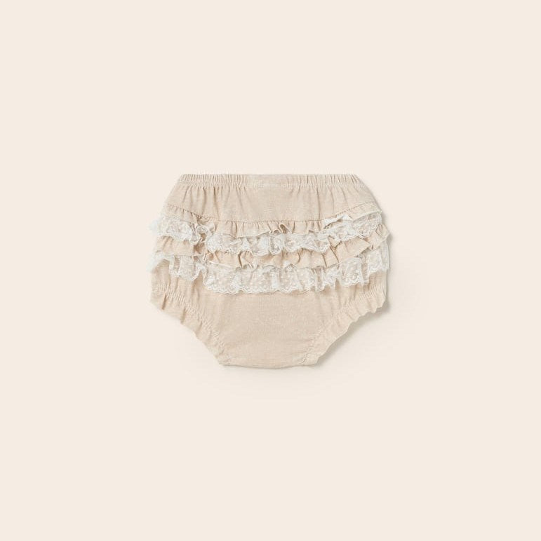 Mayoral Yazlık Kız Bebek Külot Bej