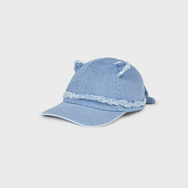 Mayoral Yazlık Kız Bebek Şapka Denim