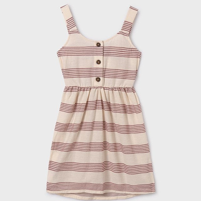 Mayoral Yazlık Kız Elbise Bej