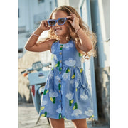 Mayoral Yazlık Kız Elbise Mavi