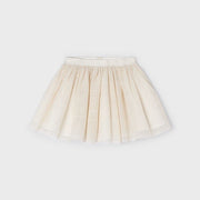 Mayoral Yazlık Kız Tül Etek Bej