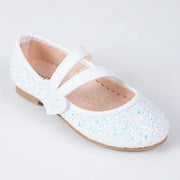 Merli Rose Glare Kalp Babet - Cam Kırığı Beyaz