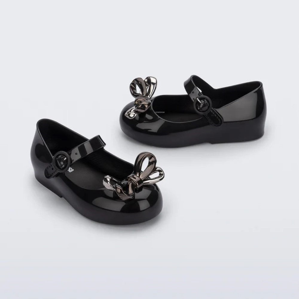 Mini Melissa Kız Bebek Sweet Love Glam Babet Siyah