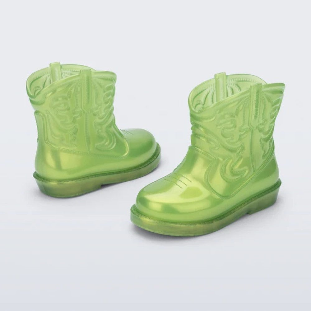 Mini Melissa Kız Bebek Texas Bot Yeşil
