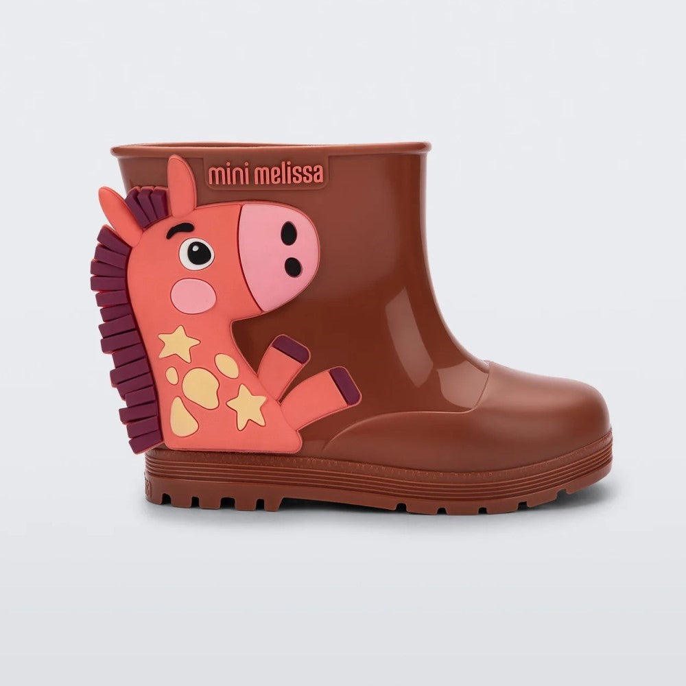 Mini Melissa Kız Bebek Welly Wonderland Bot Kahverengi