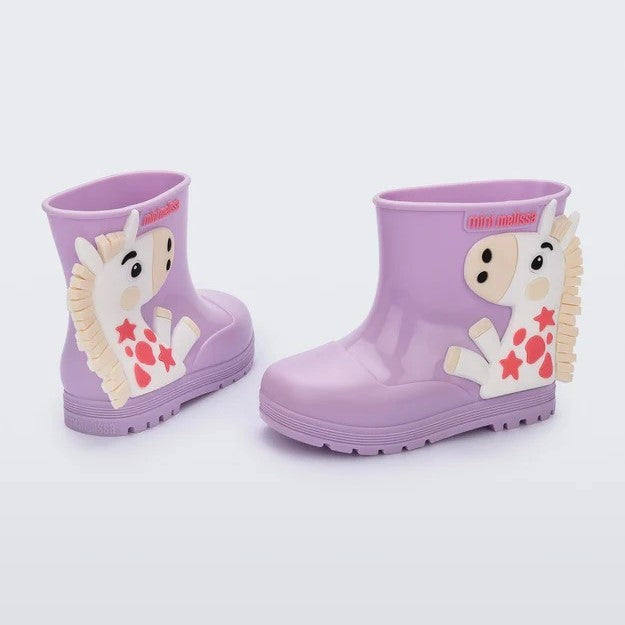 Mini Melissa Kız Bebek Welly Wonderland Bot Lila