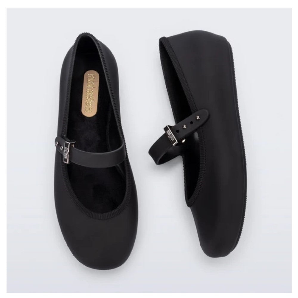 Mini Melissa Kız Çocuk Soft Ballerina Babet Siyah