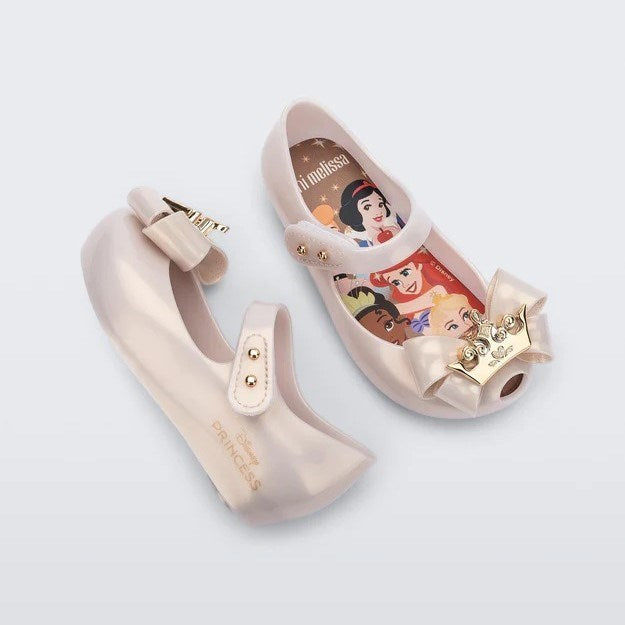 Mini Melissa Ultragirl Bebek Sandaleti Disney Prenses Bej