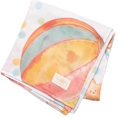 Mon Petits Müslin Bebek Örtüsü - Le Peluche Mignonne 100x100 cm