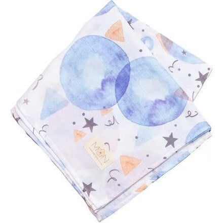 Mon Petits Müslin Bebek Örtüsü - Les Motifs Colorés 100x100 cm