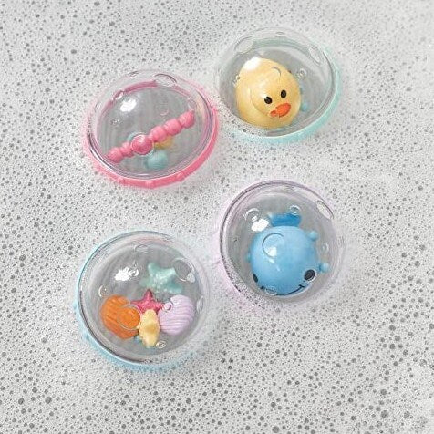 Munchkin Suda Batmayan Banyo Oyuncakları  4'lü Set Ördek ve Balina 4 Ay+ STD