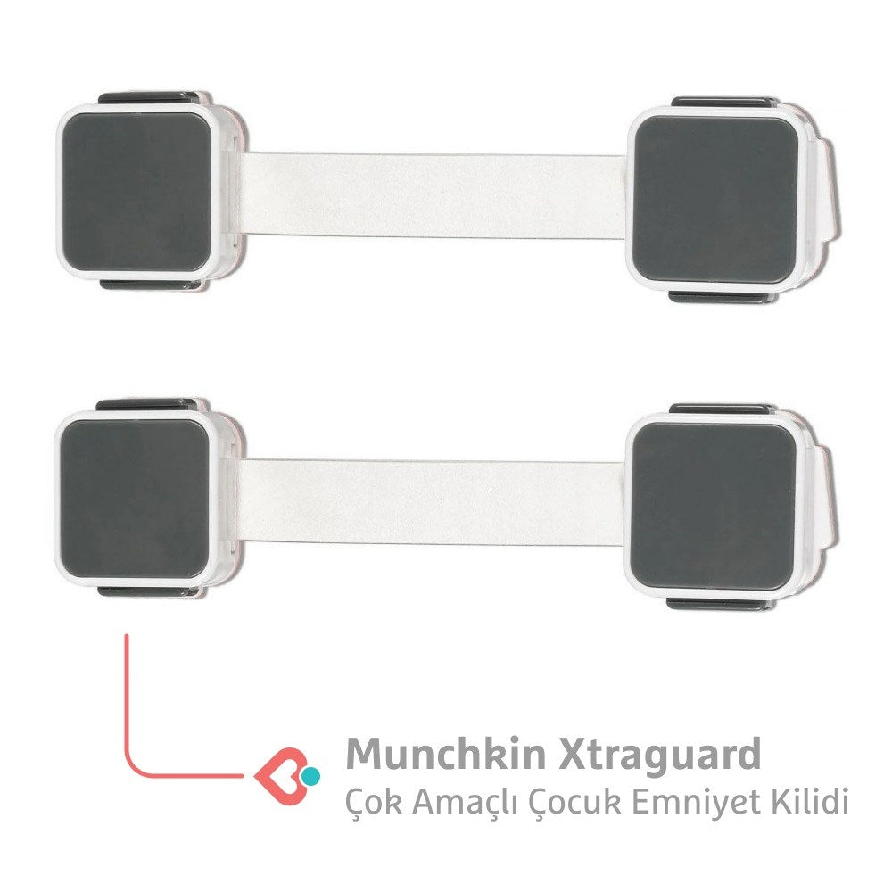 Munchkin Xtraguard Çok Amaçlı Çocuk Emniyet Kilidi Çift Etkili STD