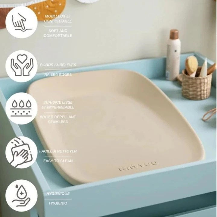 Nattou Softy Alt Değiştirme Minderi 70x50 cm Bej