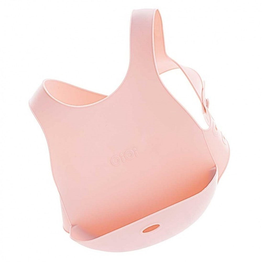 OiOi Silikon Bebek Önlüğü Pembe