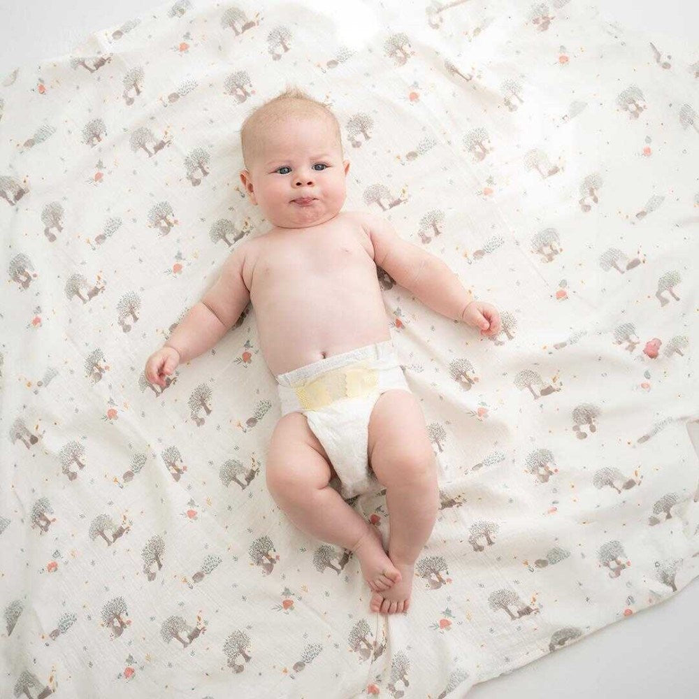 Owli LoveLayers 2 Kat Müslin Battaniye 110x110 cm STD