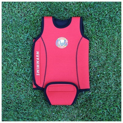 Owli Swimwarm Üşütmeyen Bebek Mayosu Kırmızı STD