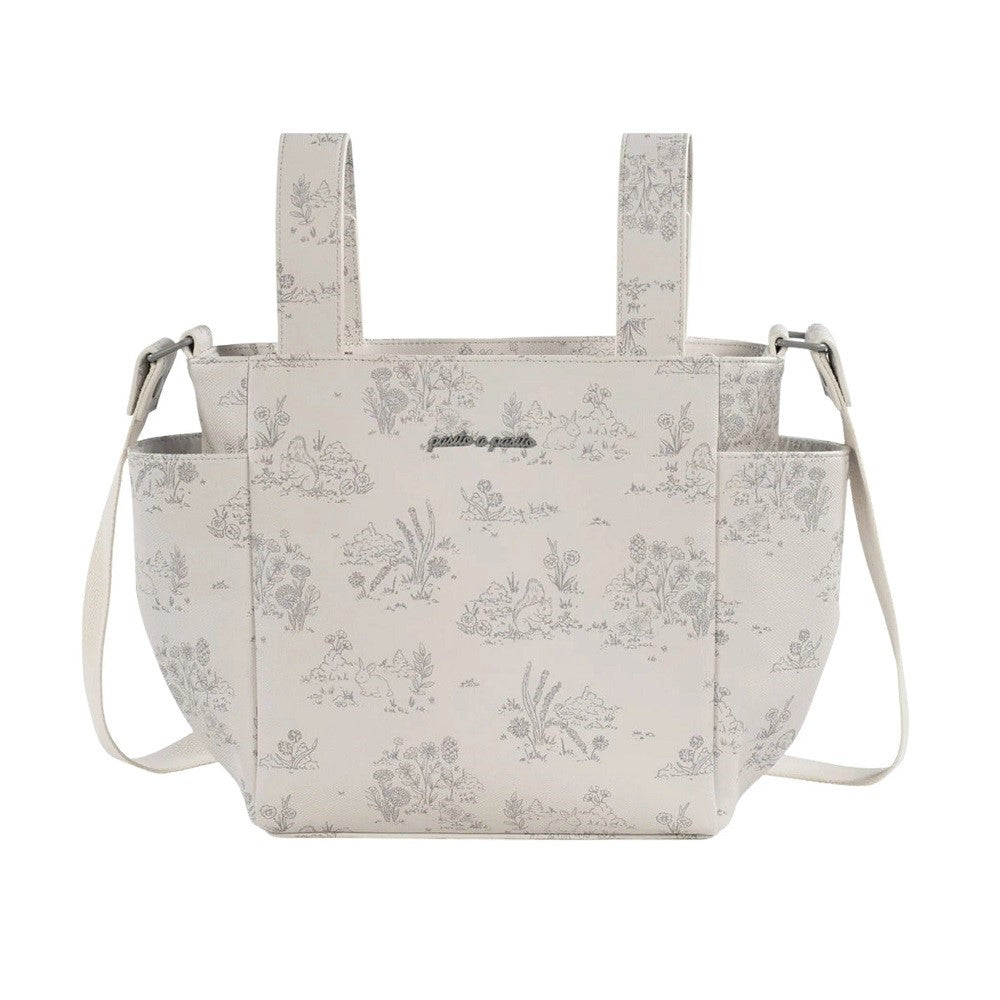 Pasito A Pasito Toile de Jouy Crossbody Anne Bakım Çantası Krem