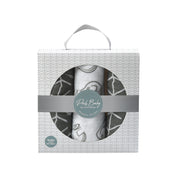 Posh Baby Haki Ters Geo & Fil & Haki Ters Geo Müslin Battaniye 3'lü 65x65 cm STD